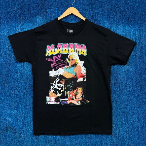 True Romance Alabama & Clarence Crime Thriller Movie Tee L - Picture 1 of 4